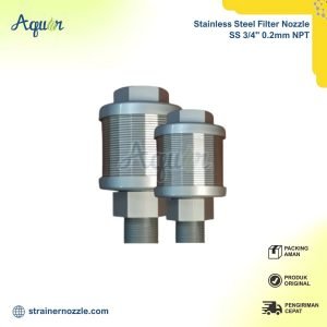 Stainless Steel Filter Nozzle - SS 3/4" 0.2mm NPT