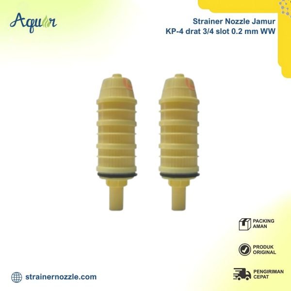 Distributor Strainer Nozzle - KP-4 drat 3/4 slot 0.2 mm WW