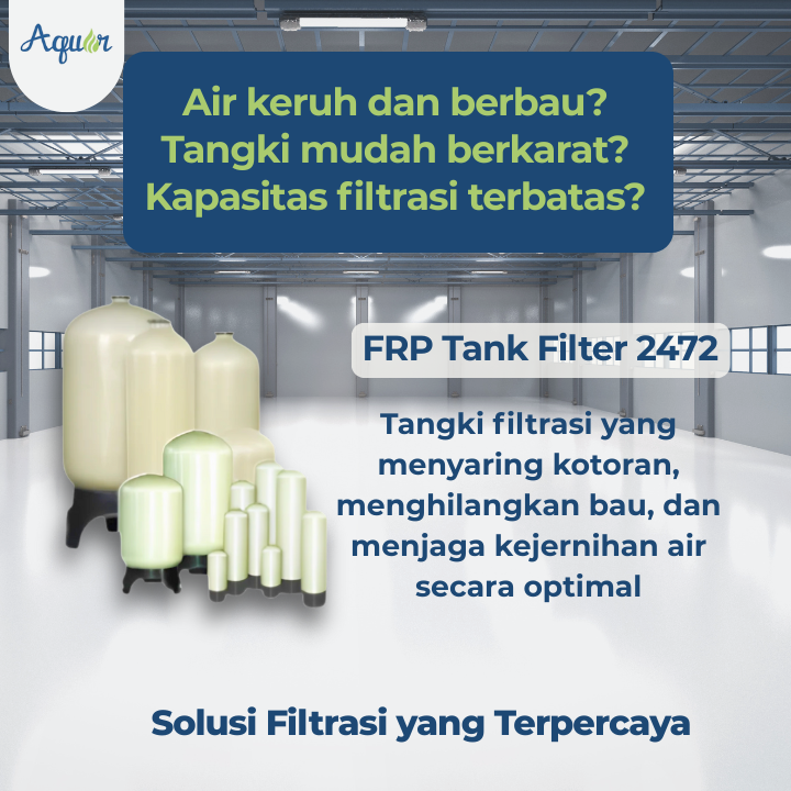 frp water filter tank