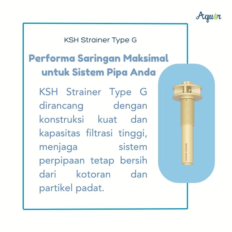 KSH Strainer Type G