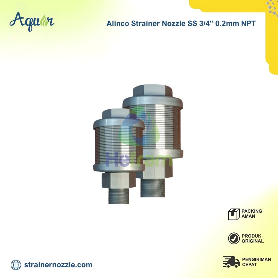 Alinco Strainer Nozzle SS 3/4" 0.2mm NPT