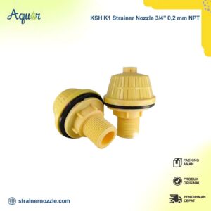 KSH K1 Strainer Nozzle 3/4" 0,2 mm NPT
