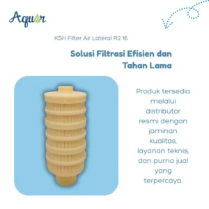 KSH Filter Air Lateral R2-16 berbahan polypropylene tahan kimia dan tekanan tinggi