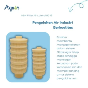 KSH Filter Air Lateral R2-16 berbahan polypropylene tahan kimia dan tekanan tinggi