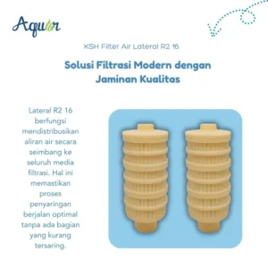 KSH Filter Air Lateral R2-16 berbahan polypropylene tahan kimia dan tekanan tinggi