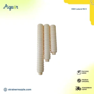 KSH Lateral R2 9 – filter air industri berbentuk silinder ribbed dari Aqua untuk sistem water treatment