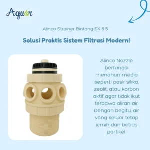 Strainer Alinco Bintang SK 6-5 untuk sistem filtrasi modern