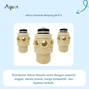 Strainer Alinco Bintang SK 6-5 untuk sistem filtrasi modern