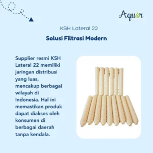 Supplier Water Treatment KSH Lateral 22 untuk filtrasi air industri dan rumah tangga