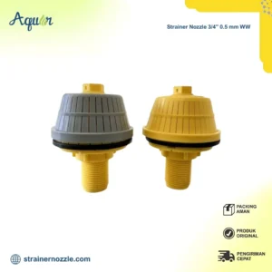 Strainer Nozzle 3/4 inch 0.5 mm WW – komponen filtrasi air dari Aquan untuk sistem water treatment industri dan komersial