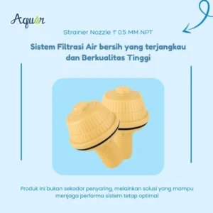 Keunggulan utama dari Strainer Nozzle 1" 0.5 mm NPT adalah kualitas premium yang ditawarkan. Material stainless steel membuat produk tahan lama