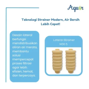 Lateral Strainer M30 5 tahan korosi, awet, mudah dipasang