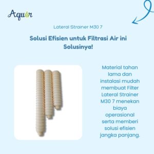 Lateral Strainer M30 7 – komponen filtrasi air presisi, distribusi aliran merata, material premium tahan korosi