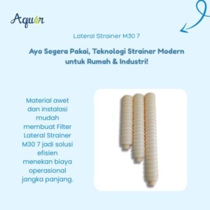 Lateral Strainer M30 7 – komponen filtrasi air presisi, distribusi aliran merata, material premium tahan korosi