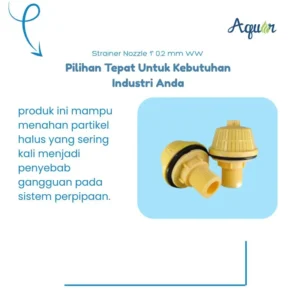 Strainer Nozzle 1" 0.2 mm WW - solusi kebutuhan anda