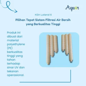 KSH Lateral 6 adalah pilihan terbaik bagi Anda yang membutuhkan sistem irigasi modern dengan kualitas premium.