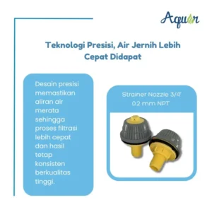 Strainer Nozzle 3/4" 0.2 mm NPT murah, efisien, tahan karat