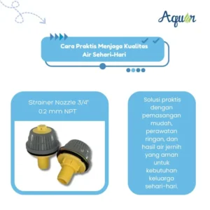Strainer Nozzle 3/4" 0.2 mm NPT murah, efisien, tahan karat