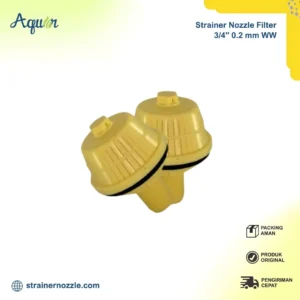 Strainer Nozzle 3/4" 0.2 mm WW - sebuah solusi modern untuk kebutuhan filtrasi air dengan tingkat akurasi penyaringan hingga 0.2 mm.
