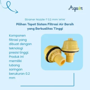 Strainer Nozzle 1" 0.2 mm WW - produk unggulan yang menawarkan presisi, daya tahan, dan efisiensi tinggi.