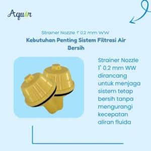 Strainer Nozzle 1" 0.2 mm WW - produk unggulan yang menawarkan presisi, daya tahan, dan efisiensi tinggi.