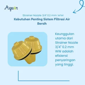 Nozzle filter strainer - komponen penyaring yang dirancang untuk menjaga kebersihan aliran cairan dengan presisi tinggi