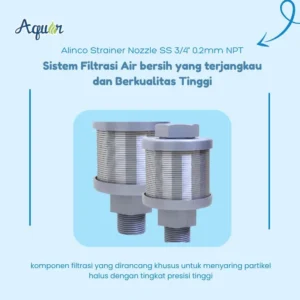 Strainer nozzle ss - Terbuat dari stainless steel berkualitas, produk ini mampu bertahan dalam kondisi ekstrem sekaligus menjaga aliran tetap lancar