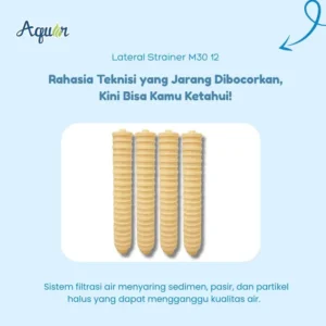 Cara Penggunaan Lateral Strainer M30 12 - Produk ini dirancang untuk menyaring partikel padat dengan presisi tinggi, menjaga kualitas aliran tetap stabil, serta melindungi komponen lain dari kerusakan akibat kontaminan