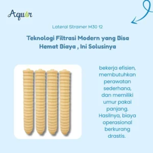 Cara Penggunaan Lateral Strainer M30 12 - Produk ini dirancang untuk menyaring partikel padat dengan presisi tinggi, menjaga kualitas aliran tetap stabil, serta melindungi komponen lain dari kerusakan akibat kontaminan