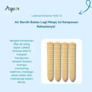 Cara Penggunaan Lateral Strainer M30 12 - Produk ini dirancang untuk menyaring partikel padat dengan presisi tinggi, menjaga kualitas aliran tetap stabil, serta melindungi komponen lain dari kerusakan akibat kontaminan